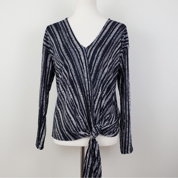 ASTR The Label Striped Ruched Tie
Front Top Size Small - Picture 8 of 10